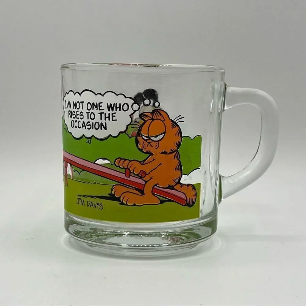 Vintage McDonald’s Glass Garfield Mug